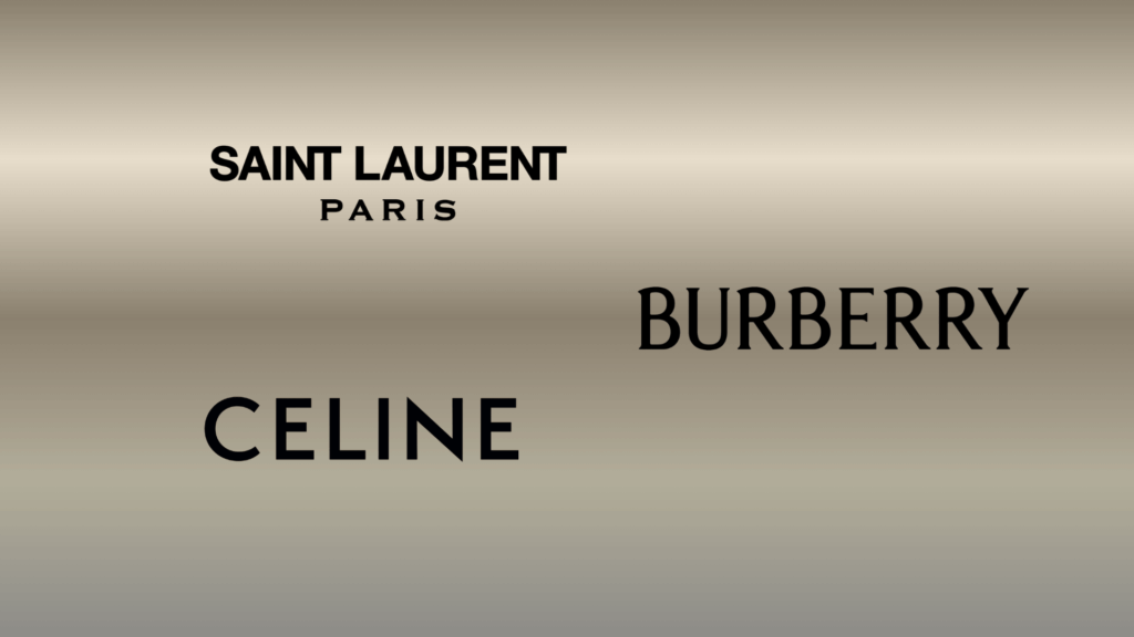 fashion brand minimalist logos