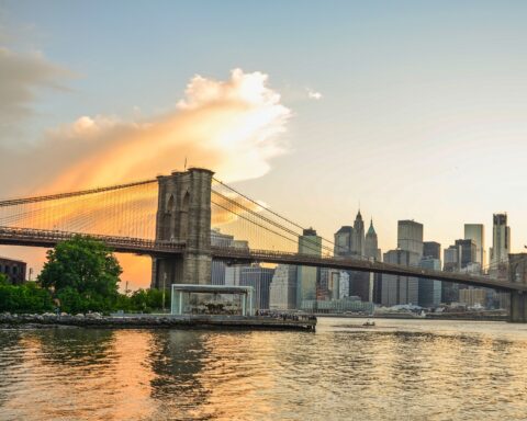 Beautiful shot of New York City