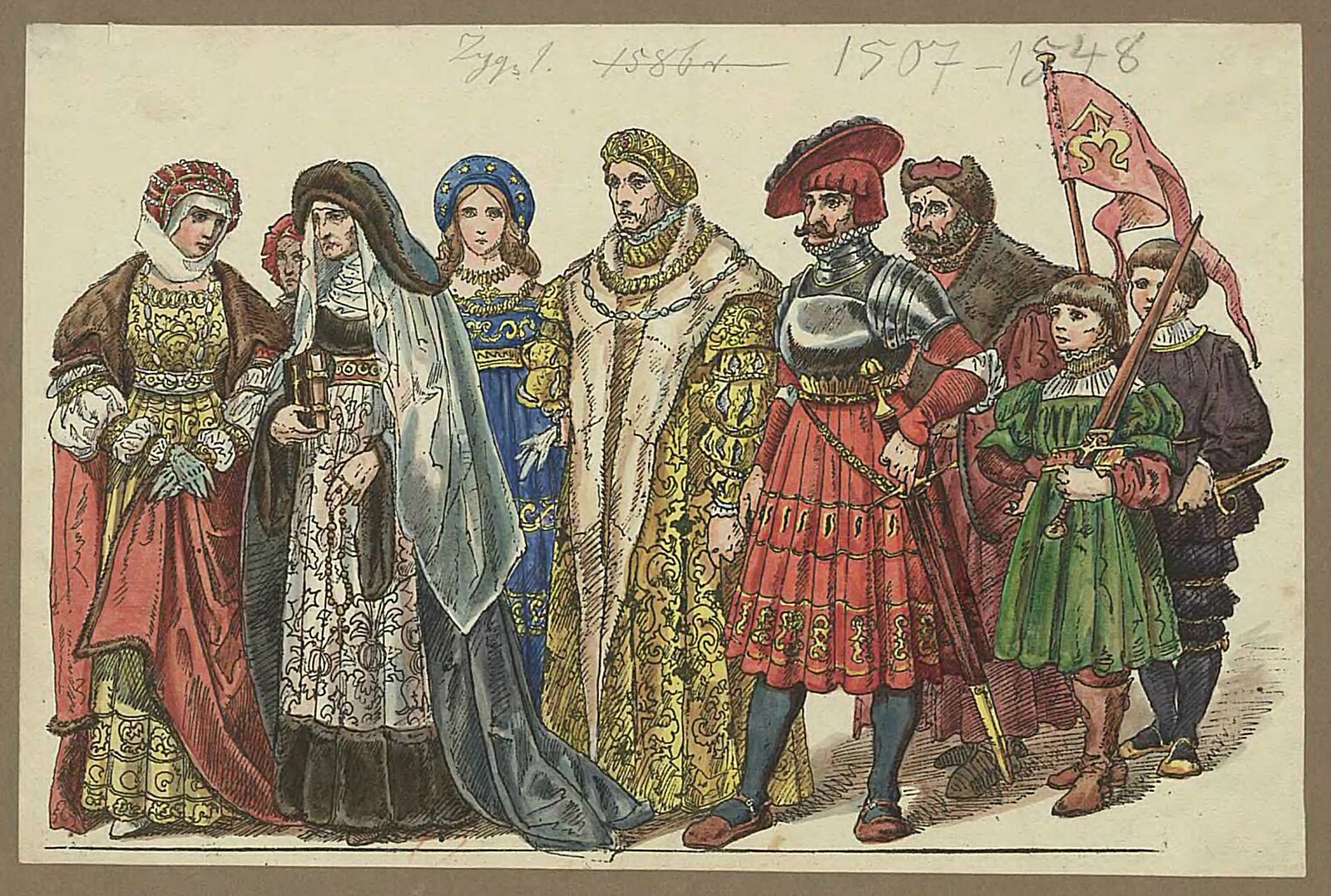 1920s avant-garde fashion illustration, questioning copyright ownership of resurrected designs.