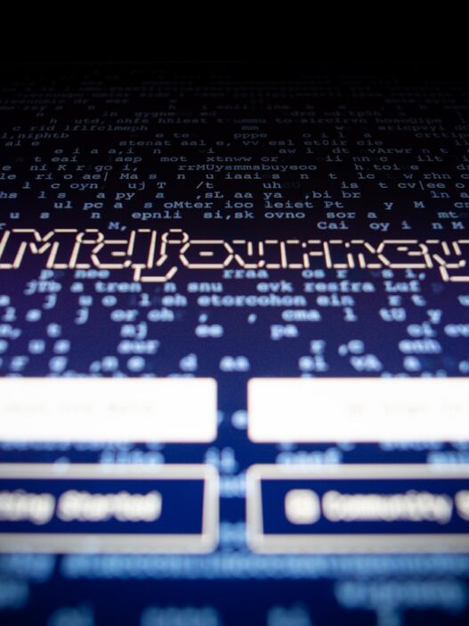 a close up of a computer screen with the words mid - journey on it