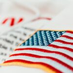 United States of America flag embroidery