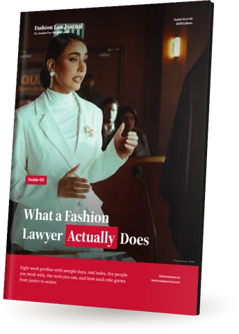 What a Fashion Lawyer Does guide booklet